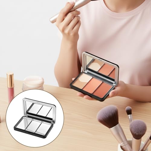 Magnetic Eyeshadow Palette with Mirror - Refillable Makeup Organizer
