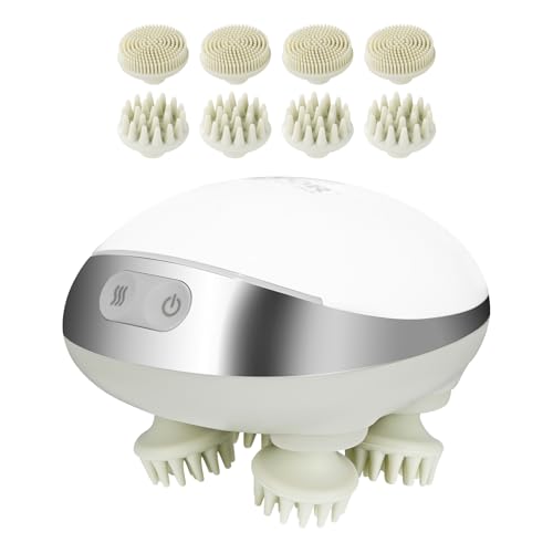 VEVOR Electric Scalp Massager with Heat & 8 Massage Heads
