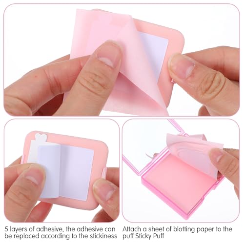 Sibba 500 Oil Blotting Sheets for Face with Mirror & Puff