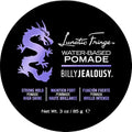 Billy Jealousy Lunatic Fringe Water-Based Pomade for Men - Strong Hold & High Shine, 3 oz
