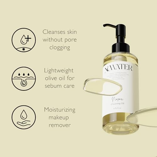 NOWATER Korean Cleansing Oil – Makeup Remover & Pore Cleanser 6.76oz