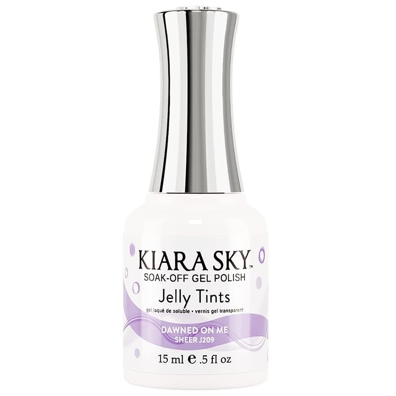 KIARA SKY Soak Off Jelly Tint Gel Polish 0.5 fl oz, Dawned on Me