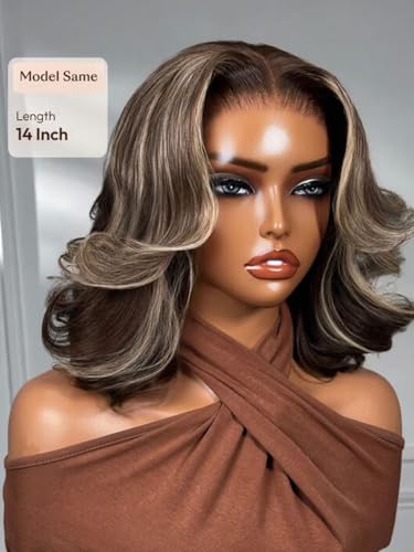 UNICE 13x4 Lace Front Bob Wig Human Hair Glueless 10"
