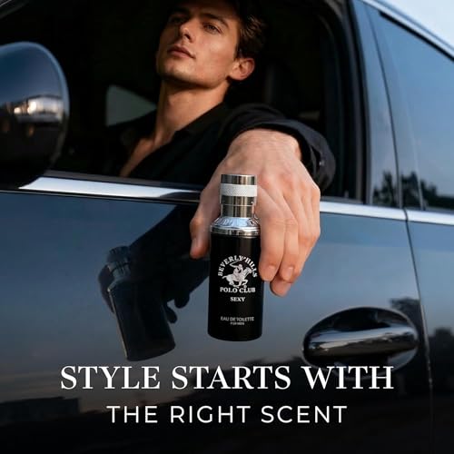 Beverly Hills Polo Club Men's Cologne Gift Set - 4 Eau de Toilette (1oz Each)