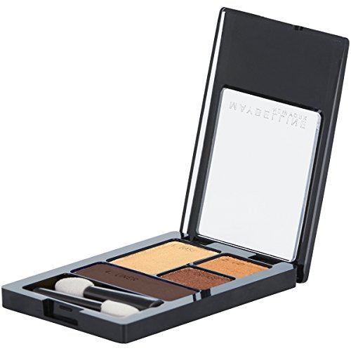 Maybelline New York Expert Wear Eyeshadow Quads, Sunlit Bronze, 0.17 oz.