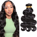 #1B Body Wave Human Hair Bundles - 3 Pack, 24-28 Inch