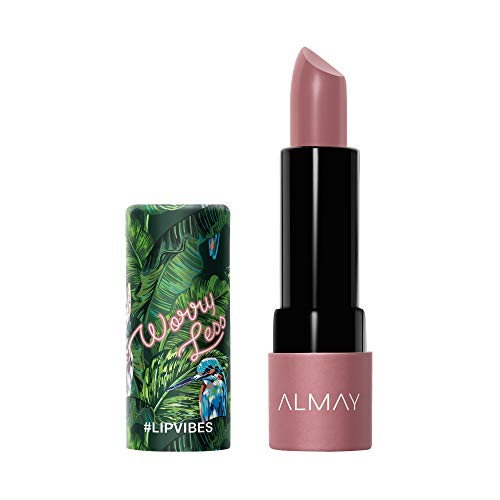 Almay Lip Vibes Lipstick - Matte Finish with Vitamin E & Shea Butter