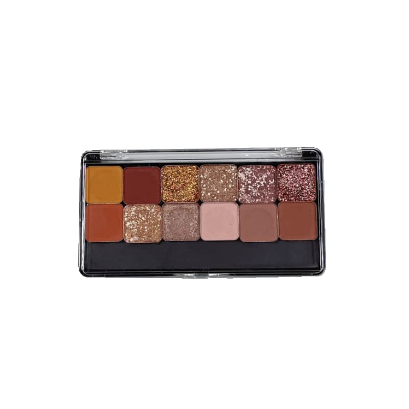 2pcs Magnetic Eyeshadow Palette with Metal Stickers