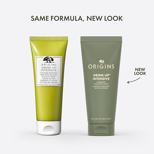Origins Drink Up Intensive Overnight Hydrating Face Mask | Hydrates for 72 Hours | With Niacinamide, Hyaluronic Acid, & Avocado Butter