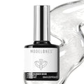 Modelones Fiber Rubber Base Gel for Nails - 15ml Clear, Self-Leveling & Reinforcing