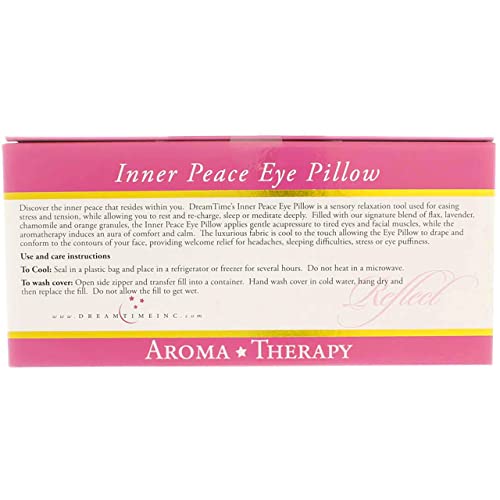 DreamTime Inner Peace Eye Pillow - Cranberry Velvet