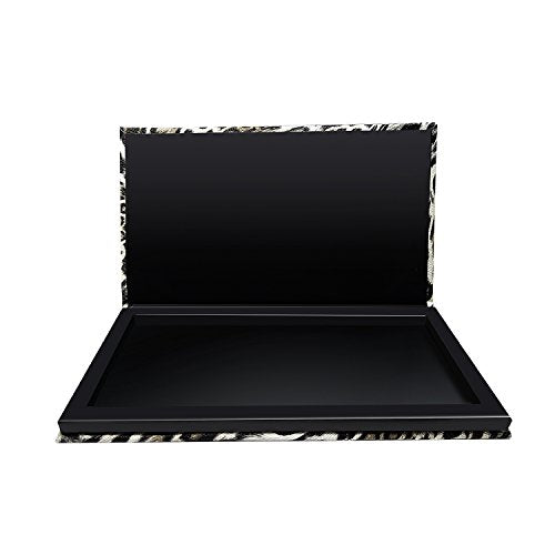Allwon Magnetic Leopard Makeup Palette for Eyeshadow, Blush & Powder – Portable Refillable Case
