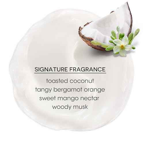 Bain de Terre Coconut Papaya Ultra Hydrating Conditioner, Moisture Quench for Dry, Damaged Hair, with Argan & Monoi Oils, Paraben-Free, Color-Safe, Vegan