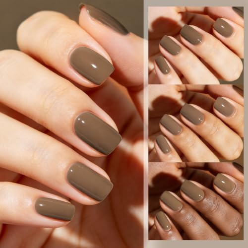 Born Pretty Fall & Winter Gel Nail Polish Set - 6 Earth Tone Colors