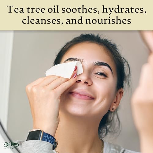 Dr. Tom's Blends Tea Tree Oil Eyelid Wipes 60pc
