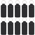 AUEAR, 10 Pack Lip Balm Sleeves Lipstick Holder Chapstick Keychain Holders Gloss for Women and Girls