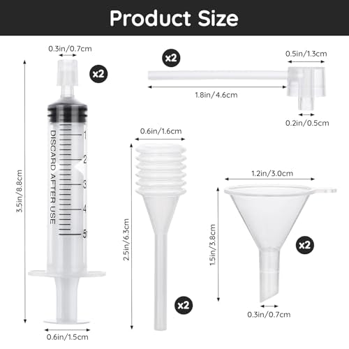 Segbeauty Perfume Refill Tool Kit, 8pcs Dispenser Set