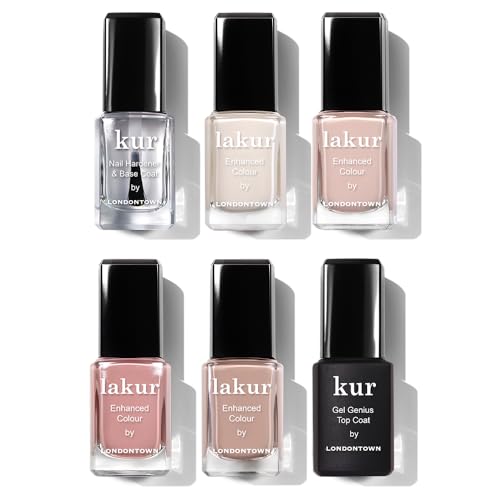 LONDONTOWN The Sophisticate Collection 6-Piece Gel-Finish Nail Polish Kit