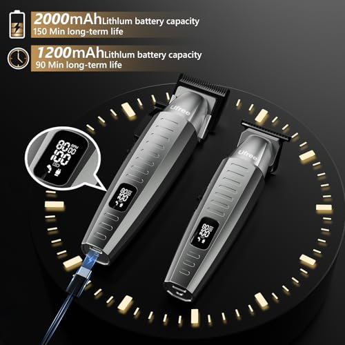 Ufree Professional Cordless Hair Clippers & Beard Trimmer Set