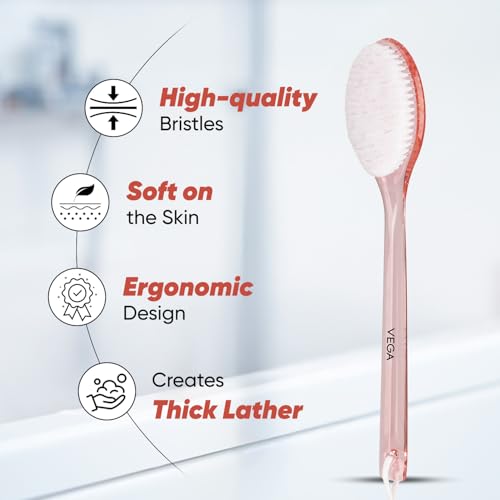 Vega Luxury Bristle Bath Brush 1 Pcs