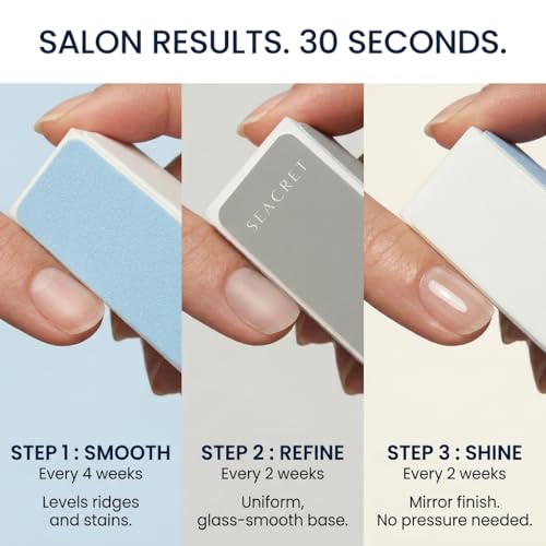 3-Way Nail Buffer Block for High-Gloss Shine - Pack of 2