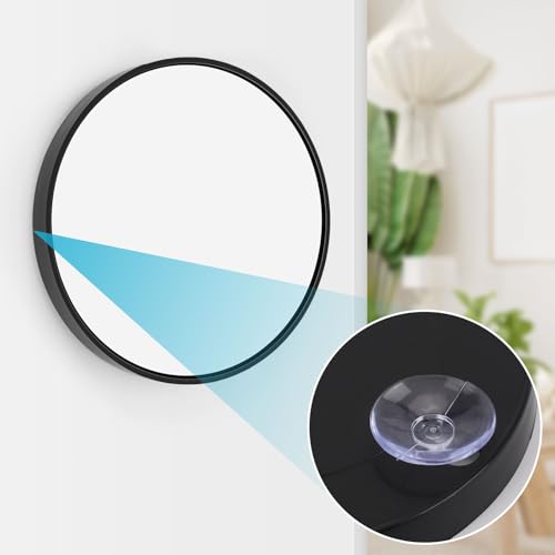 5X 10X Magnifying Mirror 4-Pack with Suction Cups