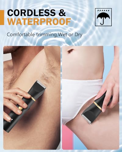 RAXMETRY 3-in-1 Body Hair Trimmer for Men - Waterproof & USB-C