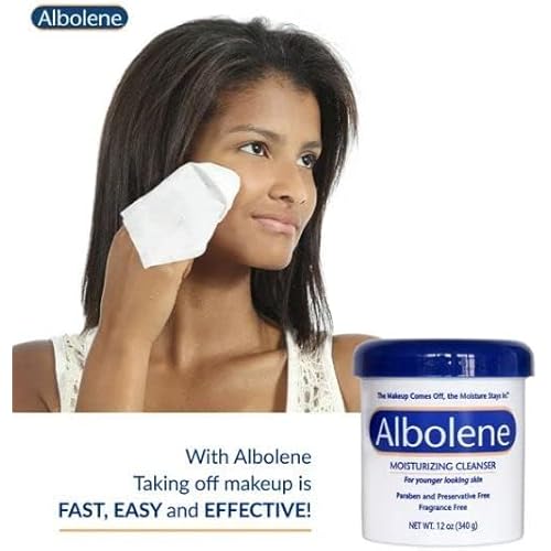 Albolene Moisturizing Cleanser Fragrance Free 12 oz (Pack of 3)