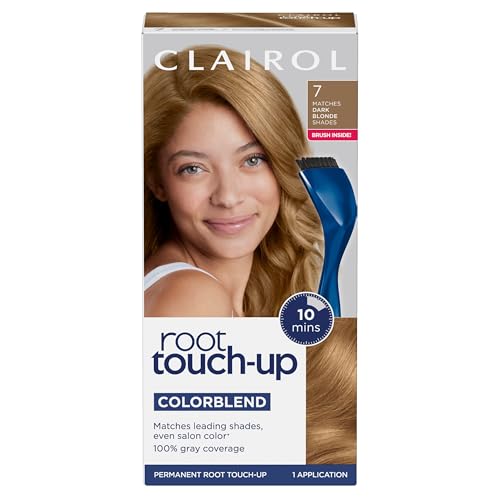 Clairol Root Touch Up Permanent Hair Dye - 7 Dark Blonde, 1.1 Fl Oz - Pack of 1