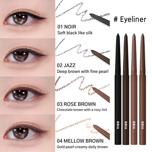 BBIA Last Auto Gel Eyeliner 17 Colors - Waterproof Pencil Makeup
