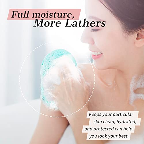 Bath Sponge Loofah 3-Pack - Large Exfoliating Body Scrubber