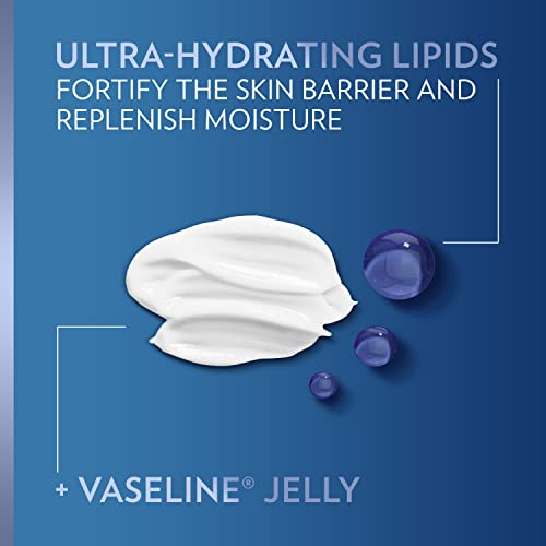 Vaseline Intensive Care Body Lotion Advanced Repair Unscented for Dry Skin with Ultra-Hydrating Lipids and Jelly 20.3 oz