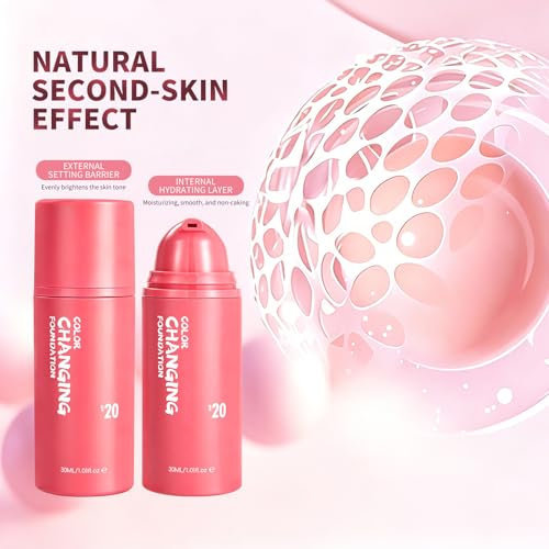NIZENTA Color Changing Liquid Foundation with SPF 20 - 1.01 Fl Oz