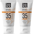 SolRX SPORT SPF 35 Sunscreen, Reef Friendly, Oxybenzone Free, Fragrance Free (Pack of 2)
