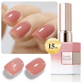 15ML Jelly Gel Polish - Translucent Baby Nude Pink for Nail Art