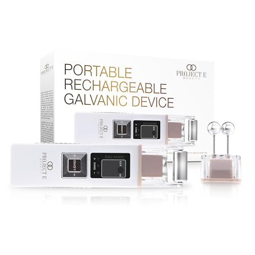Galvanic Facial Lifting Roller | Rechargeable Face Roller with 2 Heads