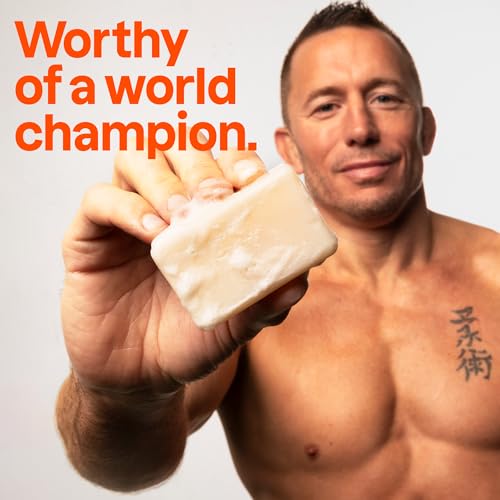 ATTITUDE Bar Soap Body Wash for Men, For Body and Hands, 99% Natural Origin Ingredients with Avocado Oil, EWG Verified, Patchouli & Bourbon, 4 Oz