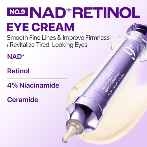 Numbuzin No.9 NAD+ Retinol Eye Cream | Dark Circles & Wrinkles