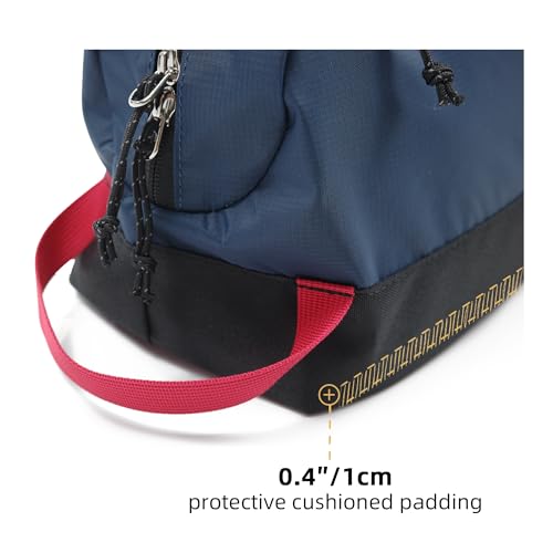 Travel Toiletry Bag 8L, Large Packing Cube with Waterproof TPU Wet/Dry Compartment