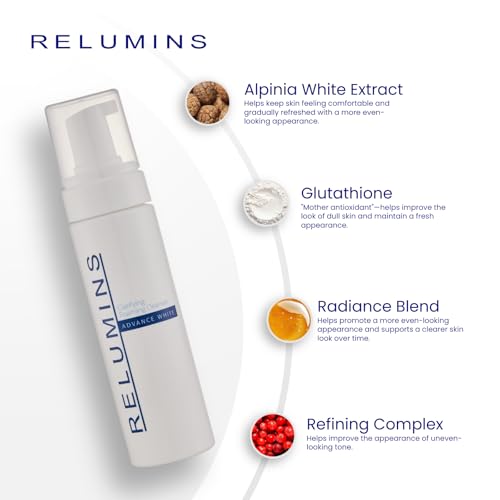 Relumins Advance Clarifying Foaming Cleanser | Gentle & Effective Facial Cleanser for Sensitive Skin | Removes Dirt, Oil & Makeup, Non-Drying Formula ? 200ml