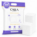CALLA BEAUTY Large XL Square Cotton Pads - 300 Count Spunlace Face Pads