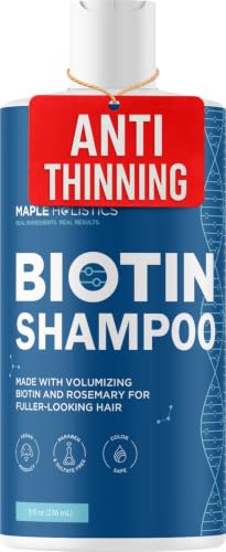 Rosemary Biotin Shampoo for Thinning Hair - 8 Fl Oz