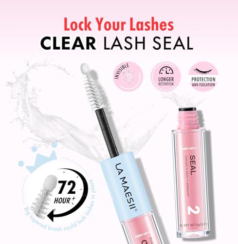 LA MAESII Lash Bond and Seal 10ML - Waterproof Eyelash Glue