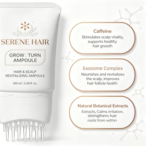 Serene Hair Revive Serum with Built-in Brush Applicator