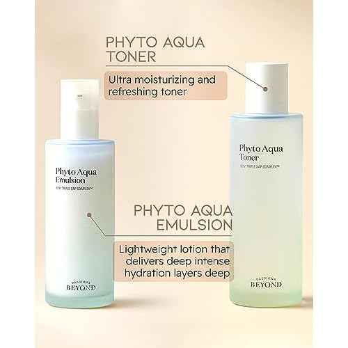 Beyond Skincare Gift Set (11.3fl oz) - Vegan Formula Korean Skin Care. Toner & Lotion for Hydration, Soothing. Hyaluronic Acid, Tree Sap Complex.