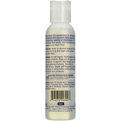 B&C 1001 Skin Tight Ointment Regular For Razor Bumps & Ingrown Hair, for Men & Women, 4 Ounce (118ml)