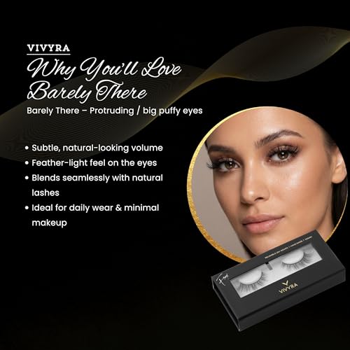 Barely There Premium Eyelashes - Lightweight Natural Lash