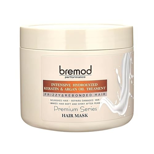 Bremod Performance Argan Oil & Keratin Hair Mask - 16.9 Fl Oz