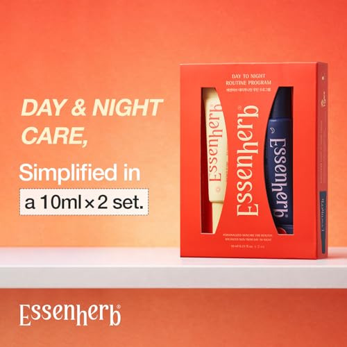 Day to Night Routine Program, Travel Size Set Deep Hydration Day cream with Tocopherol(0.34fl oz)+Anti Wrinkle Night Cream with Retinol & Collagen(0.34fl oz), Vegan, Korean Skin Care
