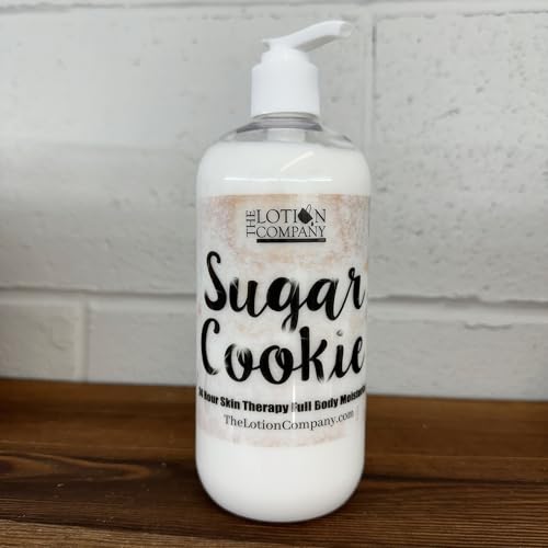 The Lotion Company 24 Hour Skin Therapy Lotion ? Sugar Cookie Scented Full Body Moisturizer, Paraben Free, Made in USA, w/Aloe Vera, 16 oz